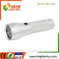 Factory Supply Cheap Aluminum 16 Led Mini torch Gift Cool super bright led flashlight